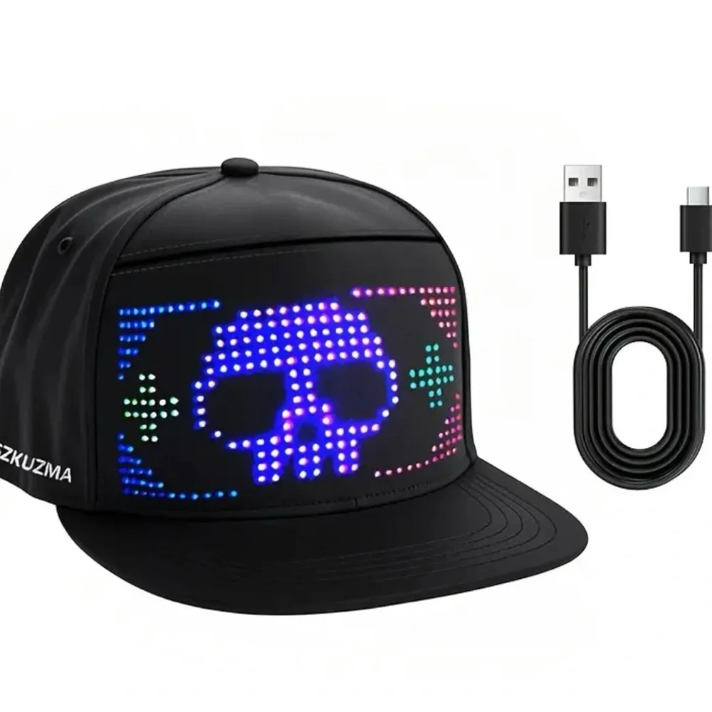 NWT LED Programmable Display Hat